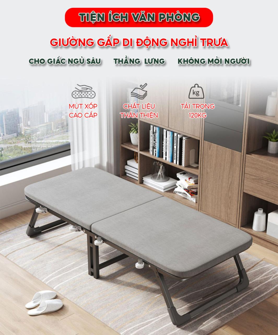 Giường gấp có bánh xe NIKITA NKT-Q125
