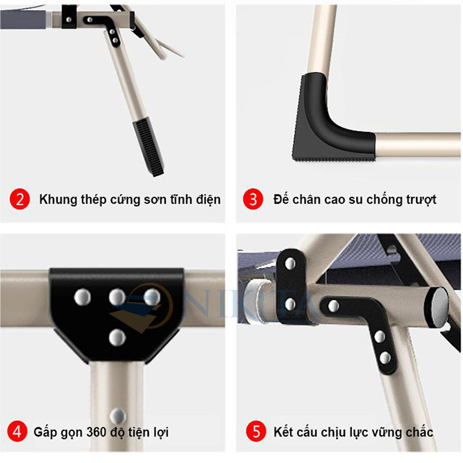 Giường xếp văn phòng Nikita NKT-1335