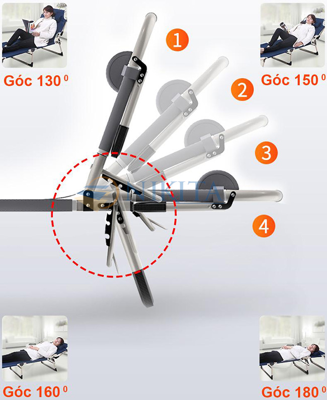 Giường xếp văn phòng Nikita NKT-1335