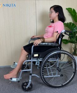 Xe lăn có bô vệ sinh Nikita S213-3+D