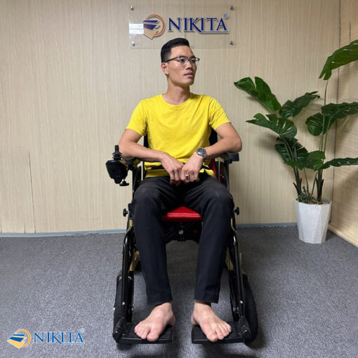 Xe Lăn Điện Mô Tơ Kép Siêu Nhẹ Nikita XLD-1600