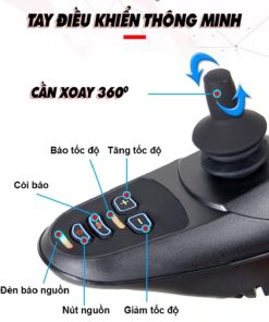 Xe Lăn Điện Mô Tơ Kép Siêu Nhẹ Nikita XLD-1600