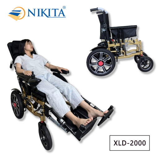Xe Lăn Điện Điều Khiển Tự Động Cho Người Lớn Tuổi NIKITA XLD-2000