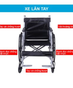 Xe lăn gấp gọn tiện lợi Nikita S213-2D