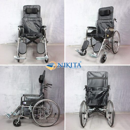 Xe lăn ngả giường gấp gọn Nikita S216-1D