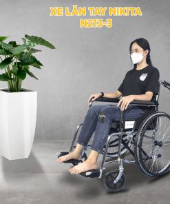 Xe lăn tay có bô vệ sinh Nikita N213-3