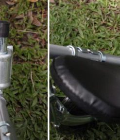 Xe lăn tay ngả giường bằng pittong có lót nệm N216-3PTX
