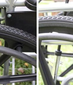 Xe lăn tay ngả giường bằng pittong có lót nệm N216-3PTX