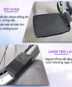 Xe lăn tay có bô vệ sinh Nikita S213-3