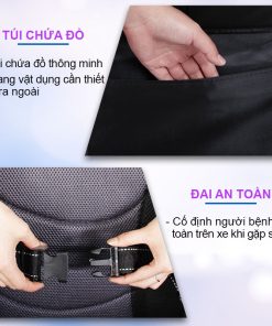 Xe lăn tay có bô vệ sinh Nikita S213-3