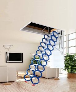 Thang Gác Mái Gác Xếp Nhôm Ốp TrânThông Minh NKT-TXC-1440