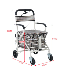 Khung Tập Đi Đứng Cho Người Bệnh Có Đệm Ngồi Đa Năng NKT-KX110