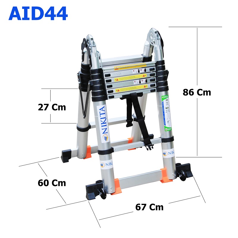 Thang nhôm rút chứ A đa năng NIKITA NKT-AID44 - Ảnh 3