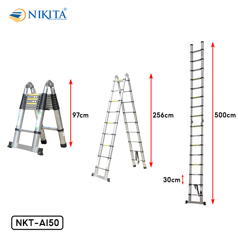 Thang nhôm rút chứ A Nikita NKT-AI50 - Ảnh 2