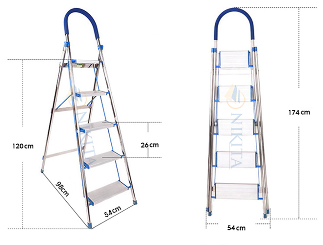 Thang nghế nhôm Nikita NKT-305 - Ảnh 3